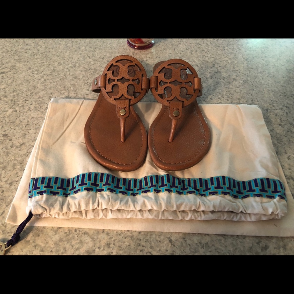 Authentic Tory Burch Miller Sandals.